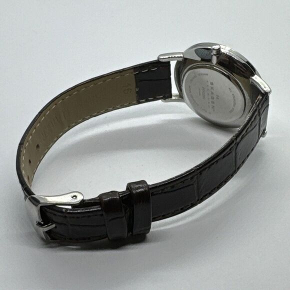 Skagen Denmark SKW2284 Women Brown Leather Analog Dial Quartz Wrist Watch AEA288 main image 2